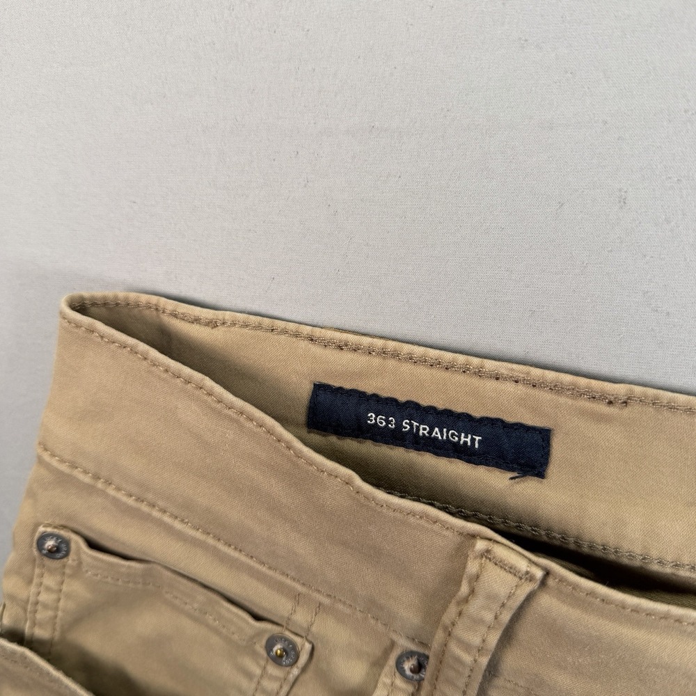 Lucky Brand Chino Pants Mens 32x32 Brown 363 Straight Leg Twill 5 Pocket - Picture 8 of 11